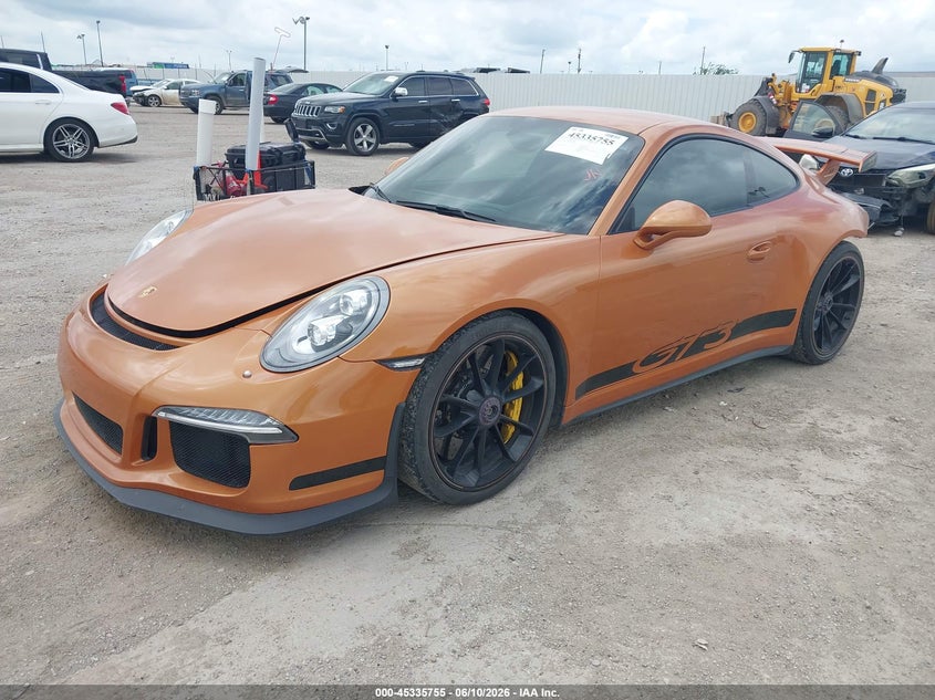 2015 Porsche 911 VIN WP0AC2A99FS183433 IAAI salvage auction — REAR END, Wait Title, sold $60,000 on 2026-08-20 (photo 2)