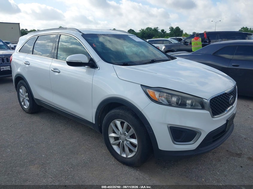 2017 Kia Sorento VIN 5XYPG4A34HG328988 IAAI salvage auction — FRONT END, Original (Texas), sold $2,200 on 2026-07-15 (photo 1)