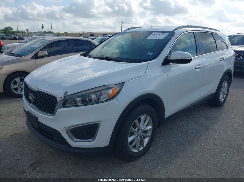 2017 Kia Sorento VIN 5XYPG4A34HG328988 IAAI salvage auction — FRONT END, Original (Texas), sold $2,200 on 2026-07-15 (photo 2)