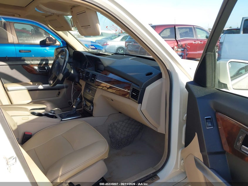 2011 Mercedes-benz Glk-klasse VIN WDCGG5GB1BF656989 IAAI salvage auction — FRONT END, Original (Texas), sold $2,300 on 2026-07-17 (photo 5)