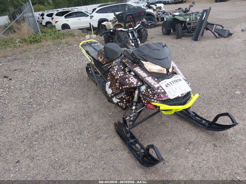 2020 Ski doo Summit expert 165 VIN 2BPSCFLC7LV000054 IAAI salvage auction — FRONT END, Salvage (Wyoming), sold $3,250 on 2026-09-11 (photo 1)