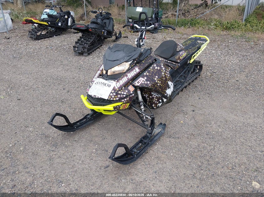 2020 Ski doo Summit expert 165 VIN 2BPSCFLC7LV000054 IAAI salvage auction — FRONT END, Salvage (Wyoming), sold $3,250 on 2026-09-11 (photo 2)