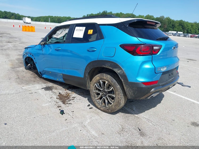 2025 Chevrolet Trailblazer VIN KL79MSSL7SB103614 IAAI salvage auction — FRONT END, Salvage (Indiana), sold $325 on 2026-07-16 (photo 3)