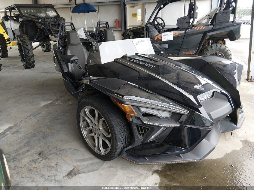 2021 Polaris Slingshot VIN 57XAAPHD8M8146078 IAAI salvage auction — FRONT END, Salvage (Louisiana), sold $7,350 on 2026-07-07 (photo 1)