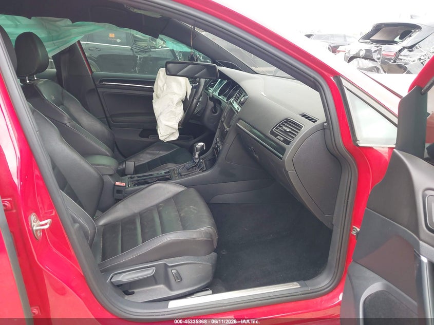 2016 Volkswagen Golf r VIN WVWLF7AU6GW107499 IAAI salvage auction — FRONT END, Salvage Title, sold $1,750 on 2026-07-28 (photo 5)