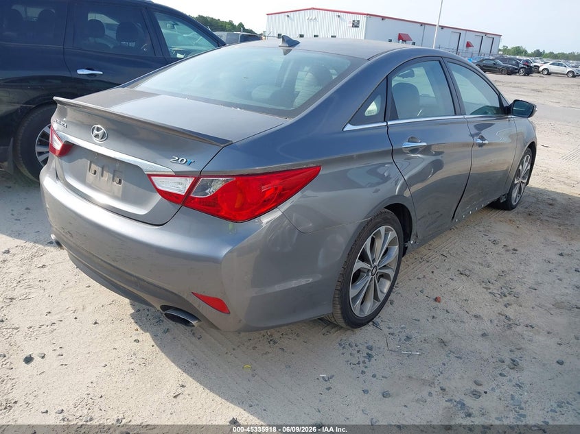 2014 Hyundai Sonata VIN 5NPEC4AB7EH847869 IAAI salvage auction — NORMAL WEAR, Clear (North Carolina), sold $375 on 2026-07-22 (photo 4)