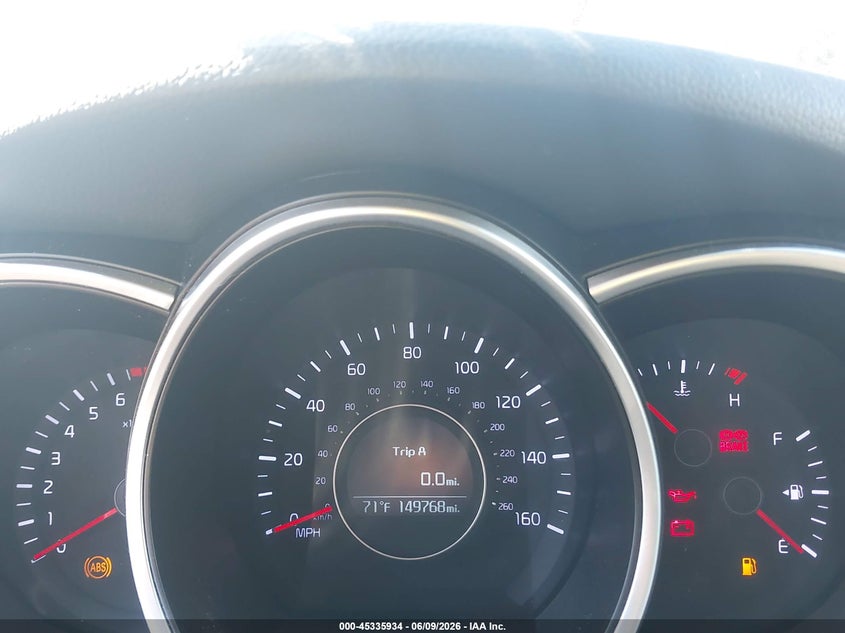 2015 Kia Optima VIN 5XXGM4A75FG470585 IAAI salvage auction — FRONT END, Salvage Title, sold $400 on 2026-07-10 (photo 7)