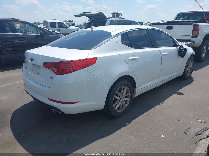 2011 Kia Optima VIN KNAGM4A74B5072960 IAAI salvage auction — NORMAL WEAR, Clear (North Carolina), sold $375 on 2026-07-15 (photo 4)