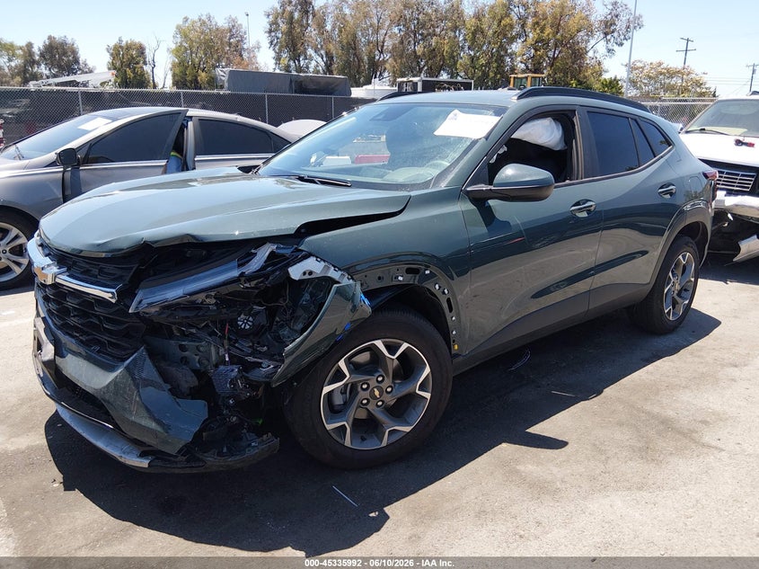 2025 Chevrolet Trax VIN KL77LHEP1SC314345 IAAI salvage auction — LEFT FRONT, Salvage Title, sold $5,050 on 2026-07-16 (photo 2)