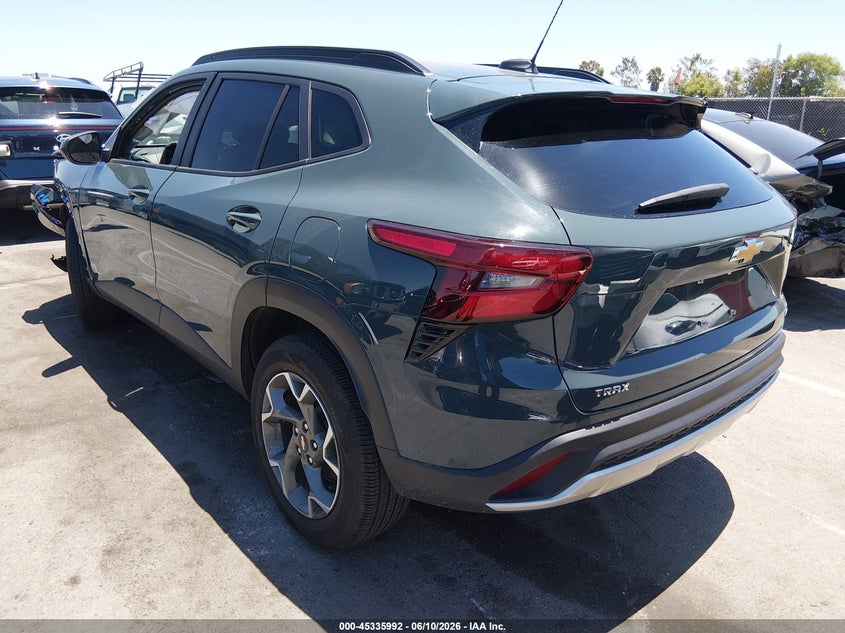 2025 Chevrolet Trax VIN KL77LHEP1SC314345 IAAI salvage auction — LEFT FRONT, Salvage Title, sold $5,050 on 2026-07-16 (photo 3)
