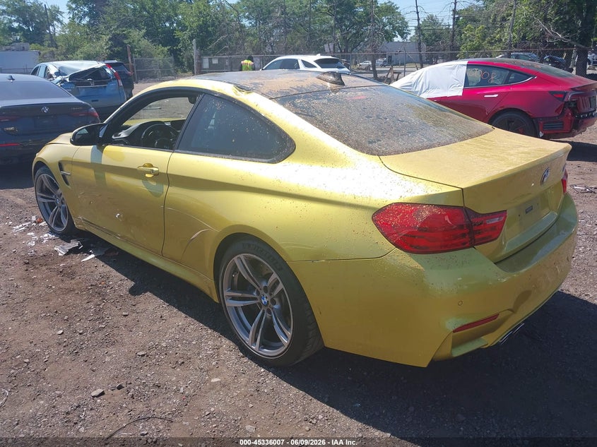 2015 BMW M4 VIN WBS3R9C57FK329444 IAAI salvage auction — FRONT END, Salvage Title, sold $20,950 on 2026-08-03 (photo 3)