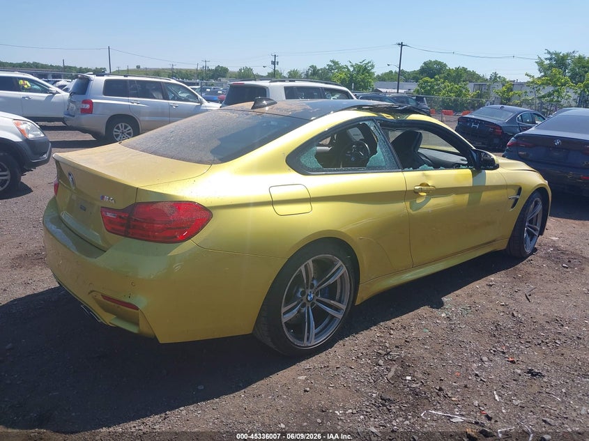 2015 BMW M4 VIN WBS3R9C57FK329444 IAAI salvage auction — FRONT END, Salvage Title, sold $20,950 on 2026-08-03 (photo 4)