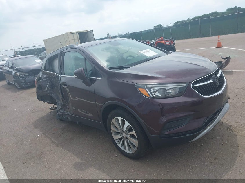 2017 Buick Encore VIN KL4CJESB1HB191380 IAAI salvage auction — LEFT & RIGHT, Regular (South Dakota), sold $825 on 2026-07-28 (photo 1)