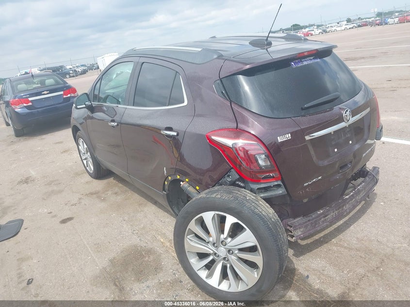 2017 Buick Encore VIN KL4CJESB1HB191380 IAAI salvage auction — LEFT & RIGHT, Regular (South Dakota), sold $825 on 2026-07-28 (photo 3)