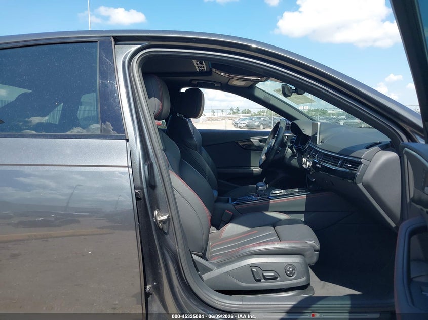 2019 Audi A4 VIN WAUENAF48KA021017 IAAI salvage auction — LEFT FRONT, Original (Texas), sold $7,800 on 2026-07-23 (photo 5)