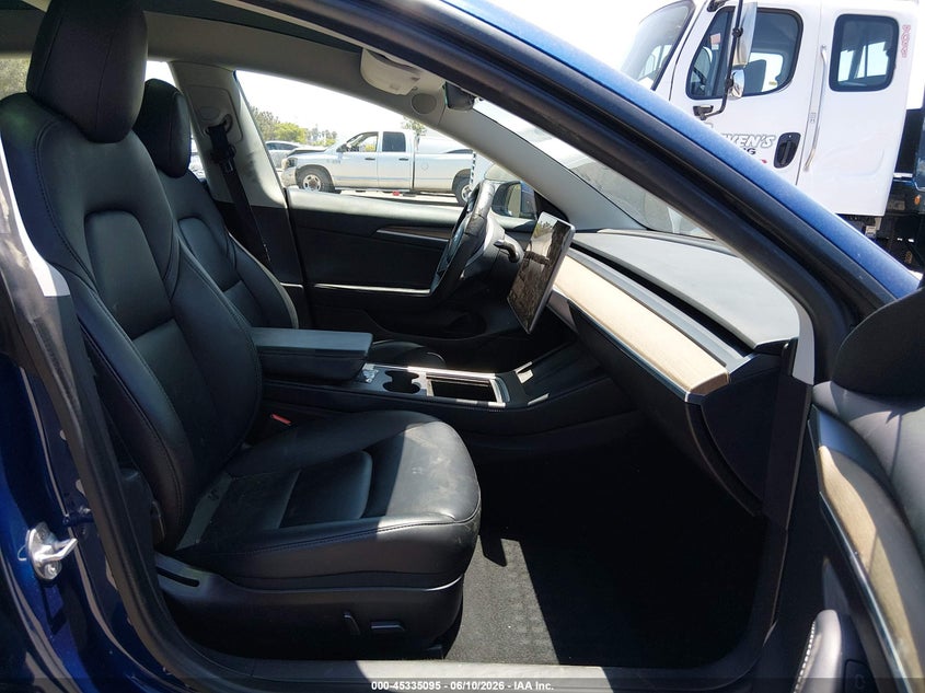 2022 Tesla Model 3 VIN 5YJ3E1EA3NF120759 IAAI salvage auction — LEFT FRONT, Salvage Title, sold $5,000 on 2026-07-28 (photo 5)