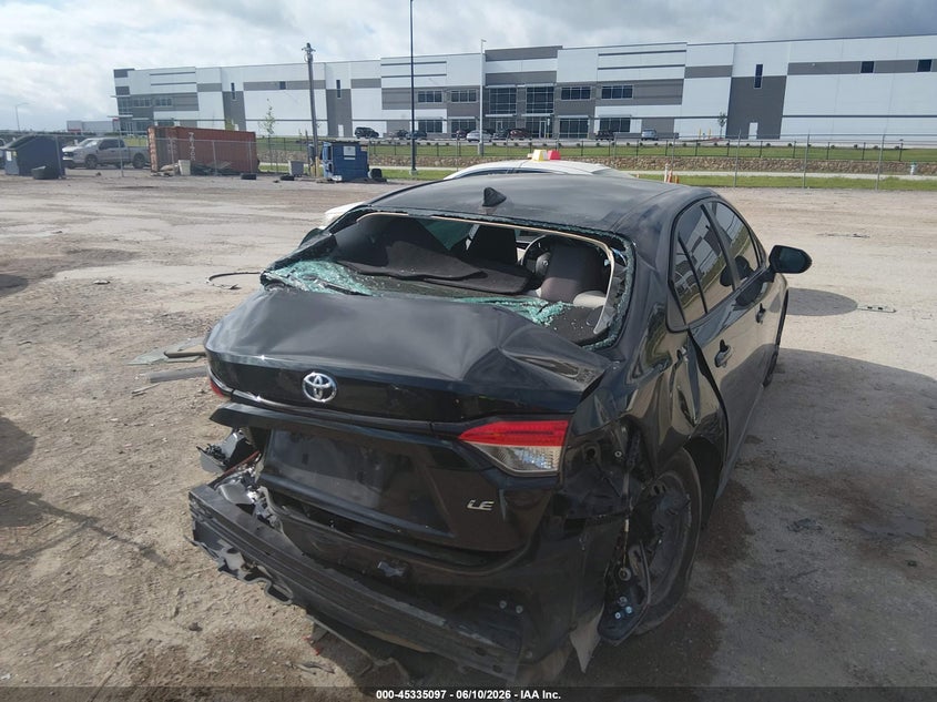 2020 Toyota Corolla VIN 5YFEPRAE3LP139615 IAAI salvage auction — REAR END, Salvage (Texas), sold $2,450 on 2026-07-28 (photo 4)