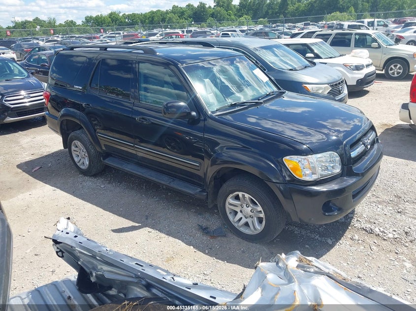 2005 Toyota Sequoia VIN 5TDBT48A75S241854 IAAI salvage auction — NORMAL WEAR, Original (Kentucky), sold $925 on 2026-07-13 (photo 1)