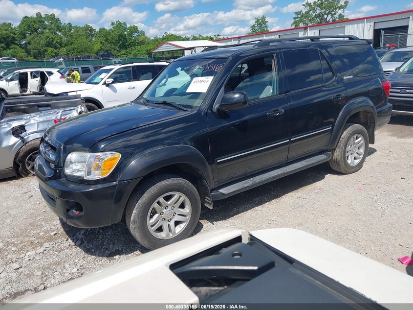 2005 Toyota Sequoia VIN 5TDBT48A75S241854 IAAI salvage auction — NORMAL WEAR, Original (Kentucky), sold $925 on 2026-07-13 (photo 2)