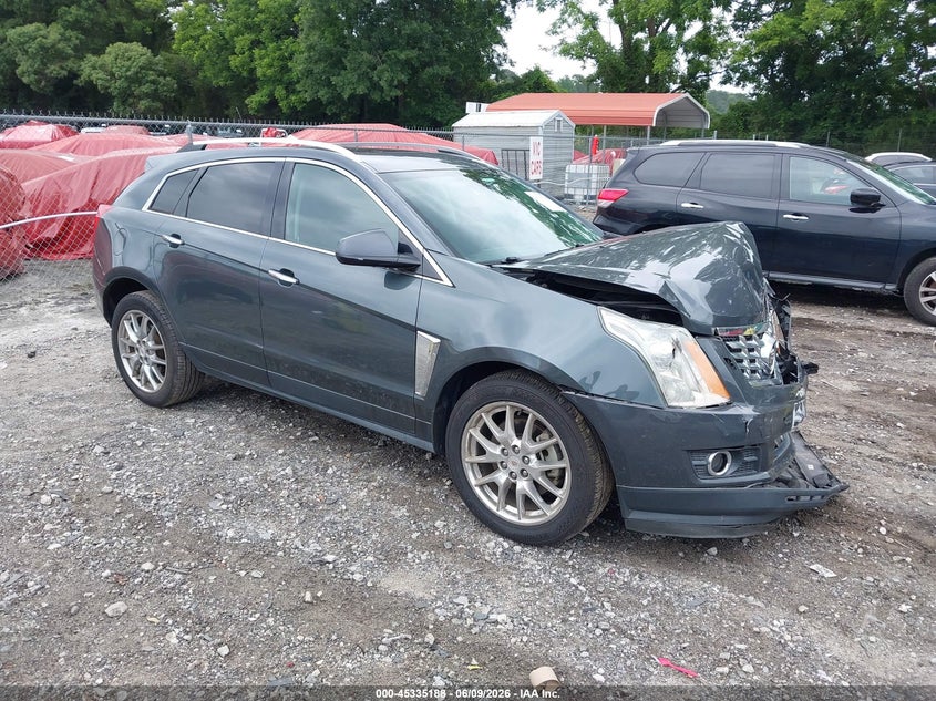 2013 Cadillac Srx VIN 3GYFNDE38DS577034 IAAI salvage auction — FRONT END, Salvage Title, sold $575 on 2026-07-09 (photo 1)