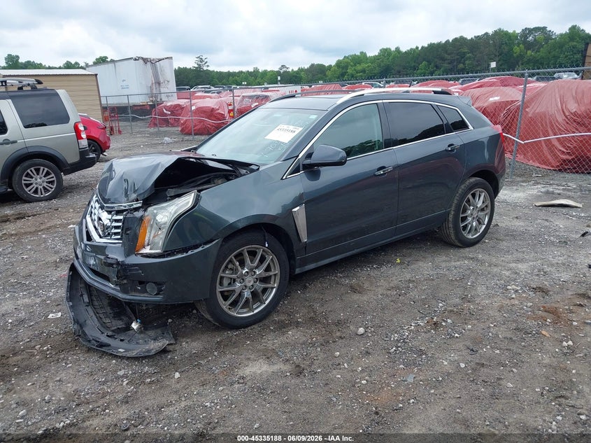 2013 Cadillac Srx VIN 3GYFNDE38DS577034 IAAI salvage auction — FRONT END, Salvage Title, sold $575 on 2026-07-09 (photo 2)
