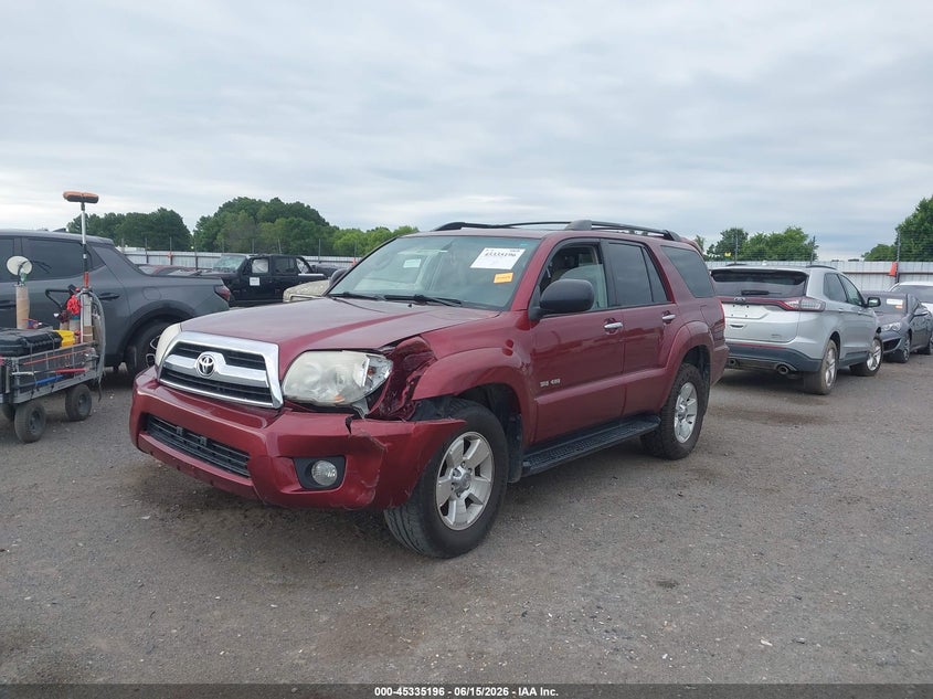 2006 Toyota 4runner VIN JTEBU14R568069672 IAAI salvage auction — FRONT END, Salvage (Arkansas), sold $2,650 on 2026-07-23 (photo 2)