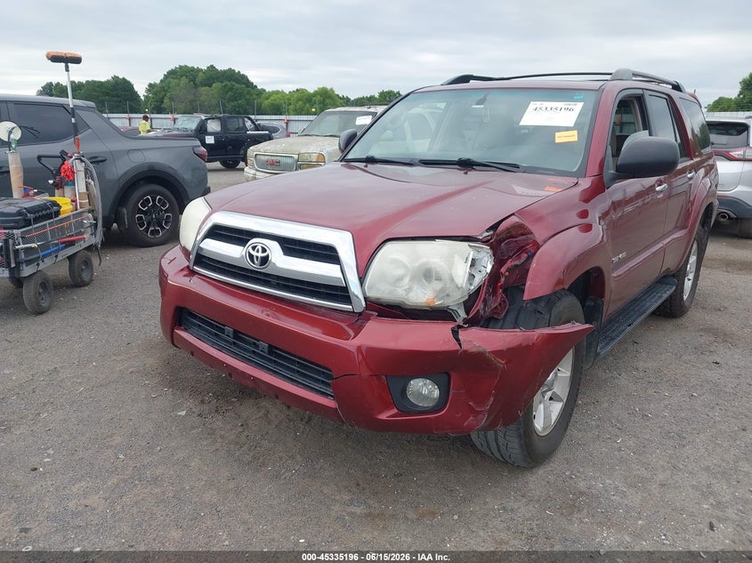 2006 Toyota 4runner VIN JTEBU14R568069672 IAAI salvage auction — FRONT END, Salvage (Arkansas), sold $2,650 on 2026-07-23 (photo 6)