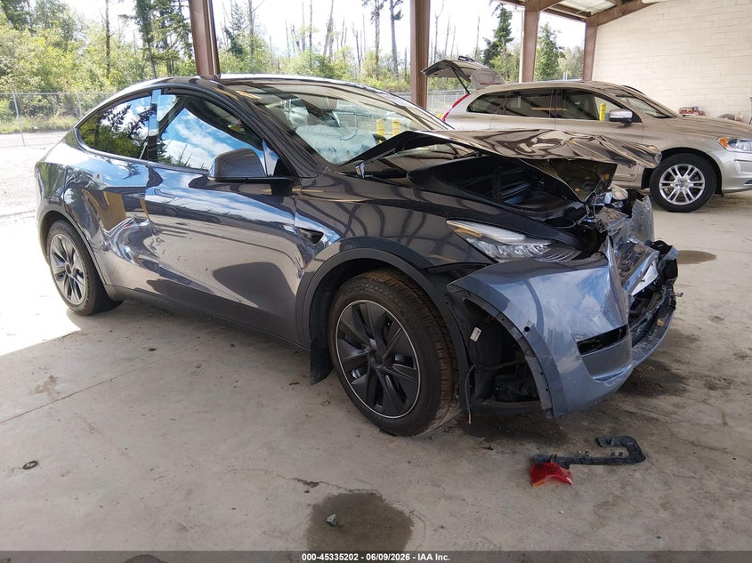 2020 Tesla Model y VIN 5YJYGDEE4LF013365 IAAI salvage auction — FRONT END, Salvage Title, sold $6,550 on 2026-07-09 (photo 1)