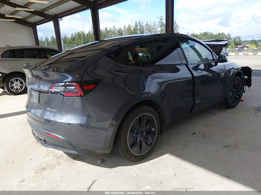 2020 Tesla Model y VIN 5YJYGDEE4LF013365 IAAI salvage auction — FRONT END, Salvage Title, sold $6,550 on 2026-07-09 (photo 4)