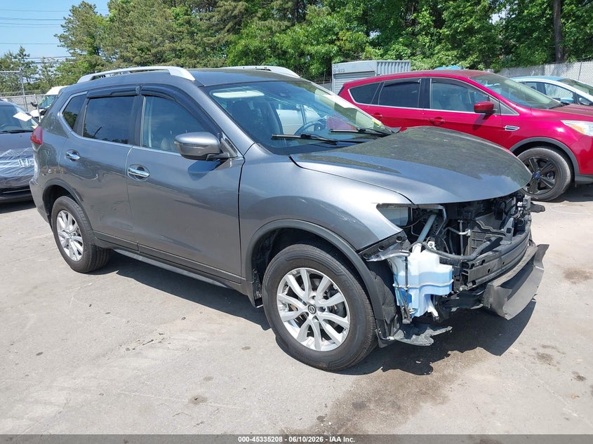 2020 Nissan Rogue VIN KNMAT2MV9LP510906 IAAI salvage auction — LEFT SIDE, Mv-907A (New York), sold $1,800 on 2026-07-14 (photo 1)