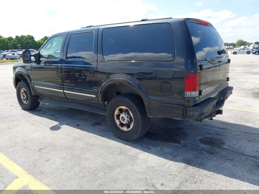 2005 Ford Excursion VIN 1FMSU43P65EB63285 IAAI salvage auction — NORMAL WEAR, Clear (Florida), sold $1,100 on 2026-07-09 (photo 3)
