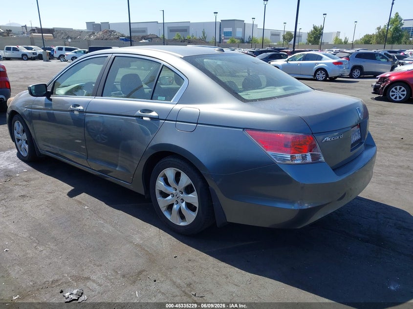2008 Honda Accord VIN JHMCP268X8C067781 IAAI salvage auction — RIGHT REAR, Salvage Certificate (California), sold $950 on 2026-07-17 (photo 3)