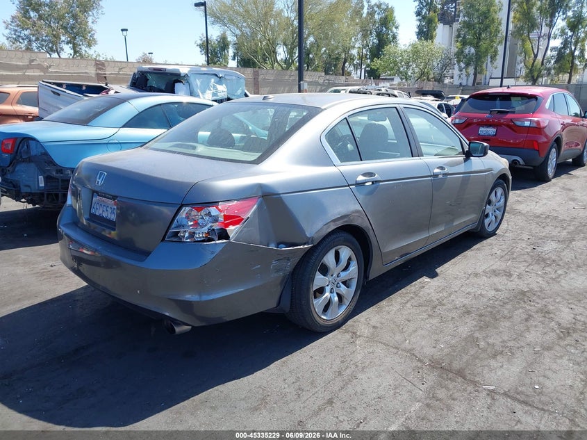 2008 Honda Accord VIN JHMCP268X8C067781 IAAI salvage auction — RIGHT REAR, Salvage Certificate (California), sold $950 on 2026-07-17 (photo 4)