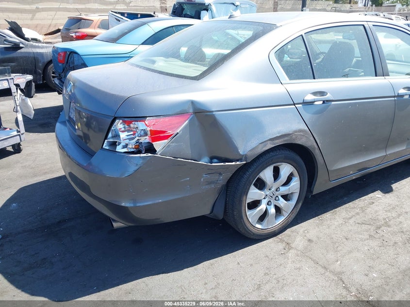 2008 Honda Accord VIN JHMCP268X8C067781 IAAI salvage auction — RIGHT REAR, Salvage Certificate (California), sold $950 on 2026-07-17 (photo 6)