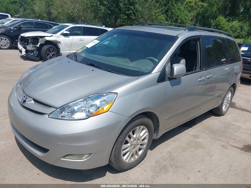 2010 Toyota Sienna VIN 5TDYK4CC6AS340908 IAAI salvage auction — REAR END, Salvage (Kansas), sold $400 on 2026-07-08 (photo 2)
