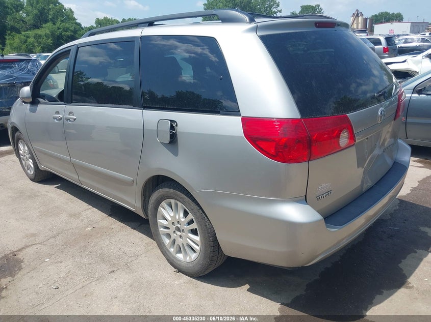 2010 Toyota Sienna VIN 5TDYK4CC6AS340908 IAAI salvage auction — REAR END, Salvage (Kansas), sold $400 on 2026-07-08 (photo 3)