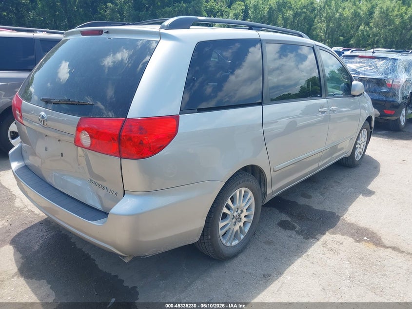 2010 Toyota Sienna VIN 5TDYK4CC6AS340908 IAAI salvage auction — REAR END, Salvage (Kansas), sold $400 on 2026-07-08 (photo 4)