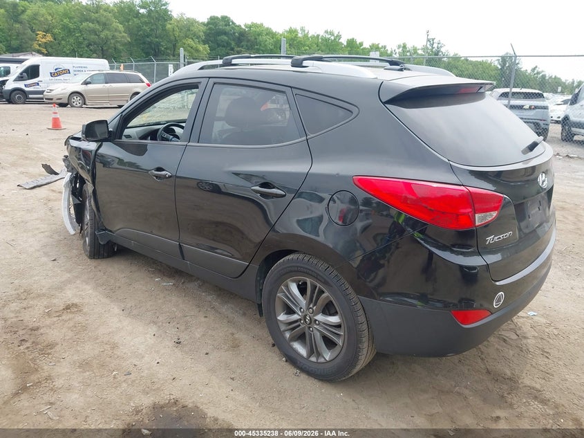 2015 Hyundai Tucson VIN KM8JU3AG8FU988048 IAAI salvage auction — LEFT FRONT, Salvage Title, sold $1,400 on 2026-07-28 (photo 3)