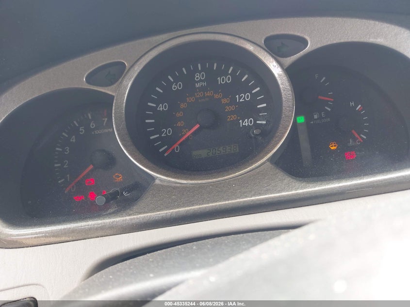 2001 Toyota Highlander VIN JTEGF21AX10016672 IAAI salvage auction — NORMAL WEAR, Clear (Virginia), sold $325 on 2026-07-21 (photo 7)