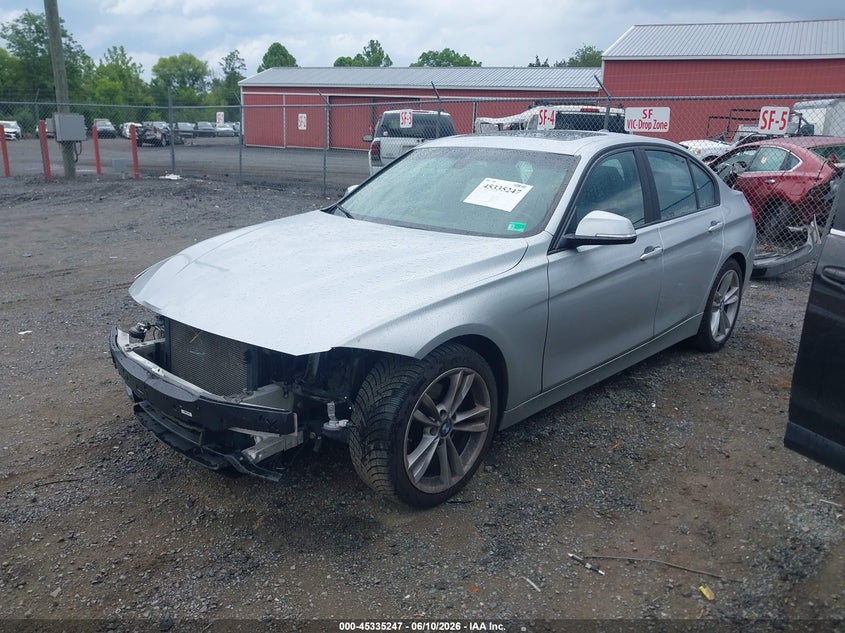 2016 BMW 3er VIN WBA8E1G58GNT99665 IAAI salvage auction — FRONT END, Clear (Virginia), sold $1,750 on 2026-07-14 (photo 2)