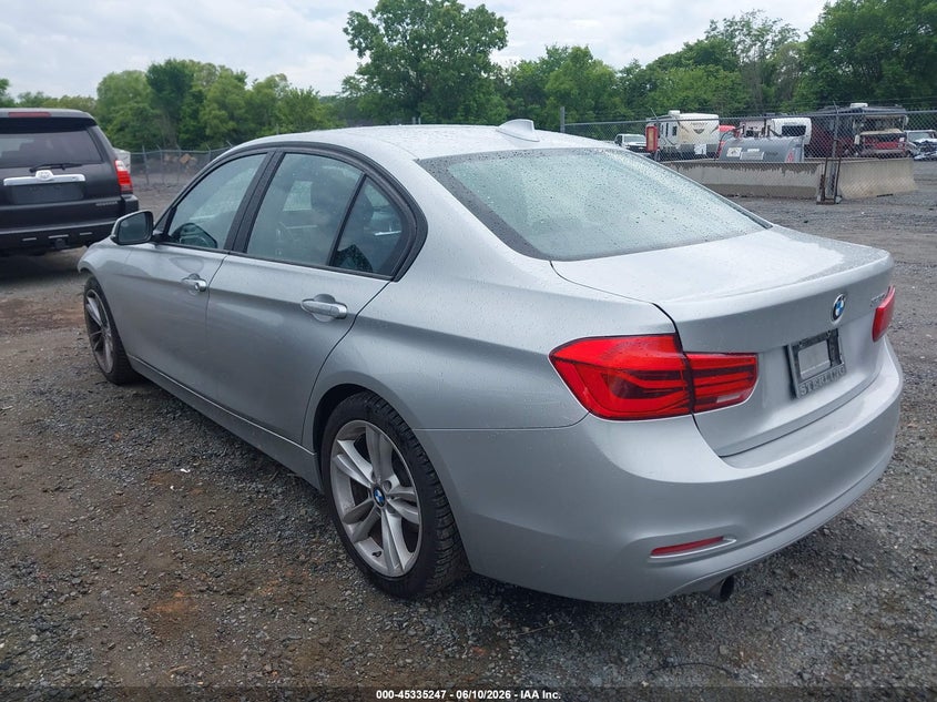 2016 BMW 3er VIN WBA8E1G58GNT99665 IAAI salvage auction — FRONT END, Clear (Virginia), sold $1,750 on 2026-07-14 (photo 3)
