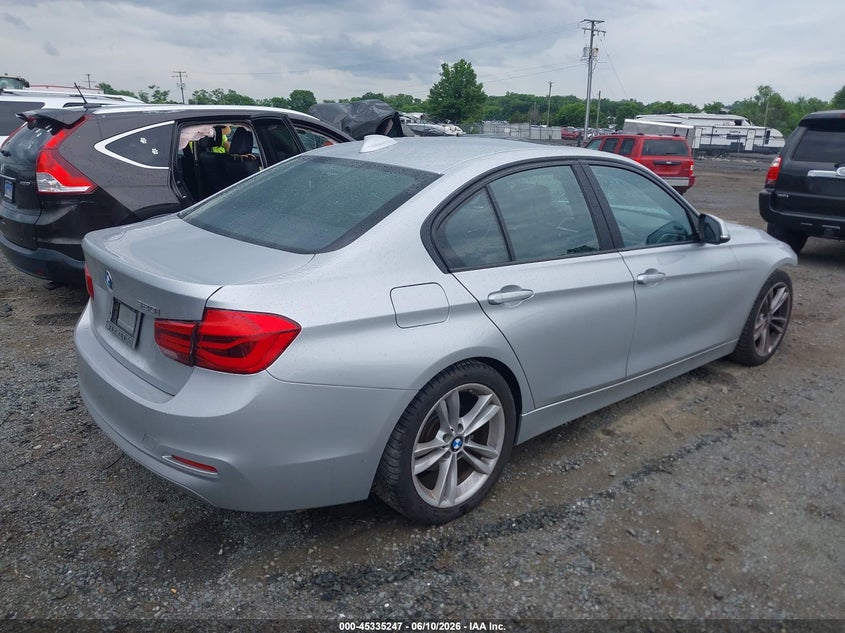 2016 BMW 3er VIN WBA8E1G58GNT99665 IAAI salvage auction — FRONT END, Clear (Virginia), sold $1,750 on 2026-07-14 (photo 4)