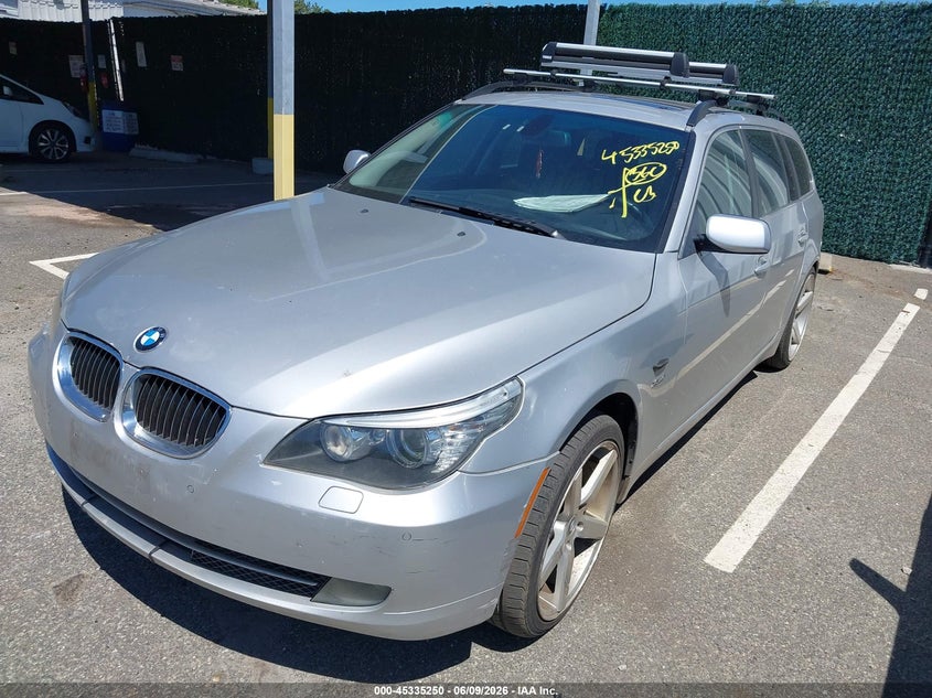 2009 BMW 5er VIN WBAPT73509CX02737 IAAI salvage auction — UNKNOWN, Clear (Connecticut), sold $1,300 on 2026-07-14 (photo 2)