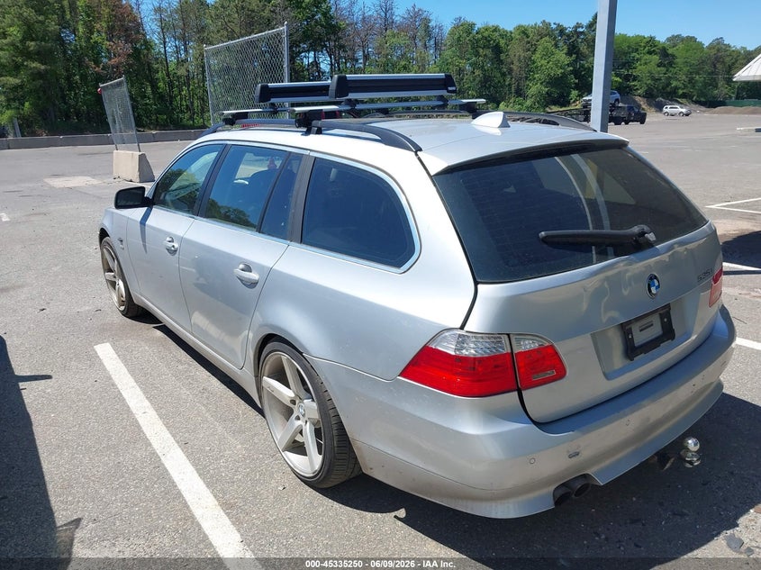 2009 BMW 5er VIN WBAPT73509CX02737 IAAI salvage auction — UNKNOWN, Clear (Connecticut), sold $1,300 on 2026-07-14 (photo 3)