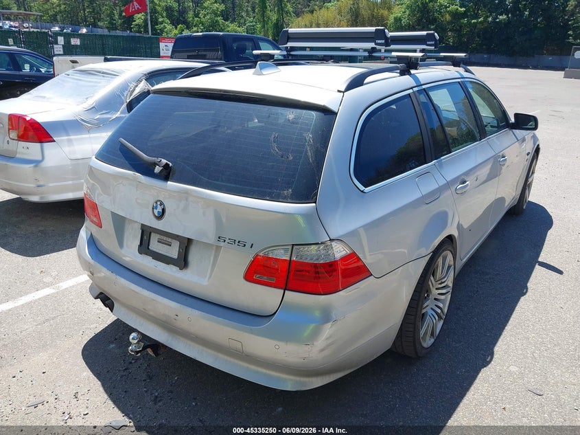 2009 BMW 5er VIN WBAPT73509CX02737 IAAI salvage auction — UNKNOWN, Clear (Connecticut), sold $1,300 on 2026-07-14 (photo 4)