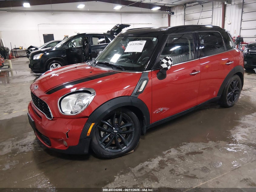 2014 Mini Countryman VIN WMWZC5C56EWP41497 IAAI salvage auction — FRONT END, Salvage (Iowa), sold $750 on 2026-07-09 (photo 2)