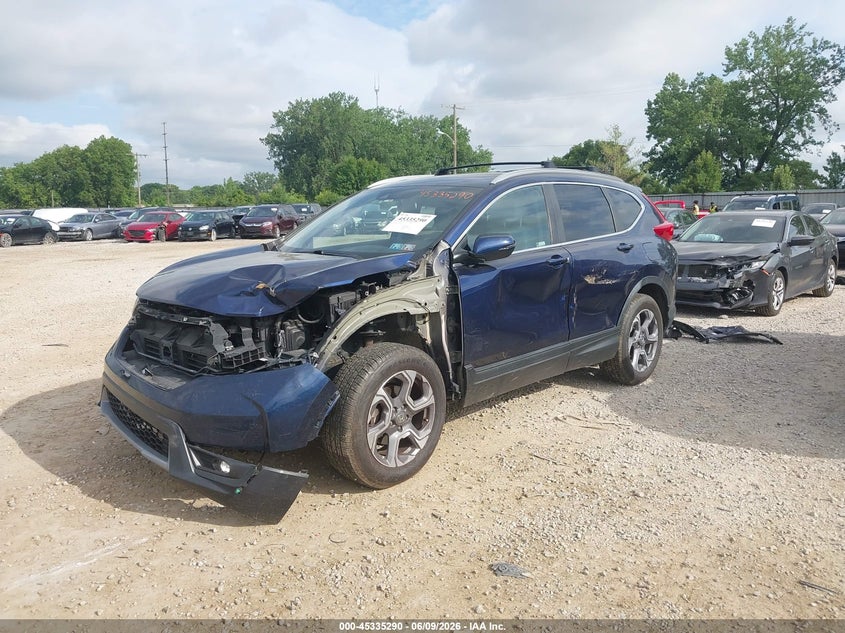 2018 Honda Cr-v VIN 7FARW2H85JE024930 IAAI salvage auction — FRONT END, Salvage Title, sold $6,800 on 2026-07-08 (photo 2)