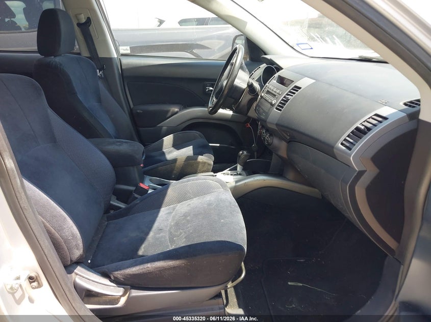 2012 Mitsubishi Outlander VIN JA4AS2AW5CU004713 IAAI salvage auction — HAIL, Original (Texas), sold $300 on 2026-07-28 (photo 5)