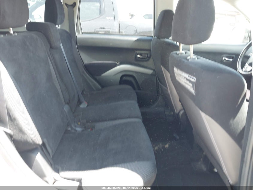 2012 Mitsubishi Outlander VIN JA4AS2AW5CU004713 IAAI salvage auction — HAIL, Original (Texas), sold $300 on 2026-07-28 (photo 8)