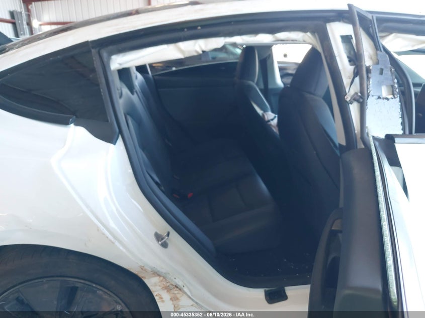 2026 Tesla Model 3 VIN 5YJ3E1EA1TF158035 IAAI salvage auction — FRONT & REAR, Salvage Title, sold $25 on 2026-07-28 (photo 8)